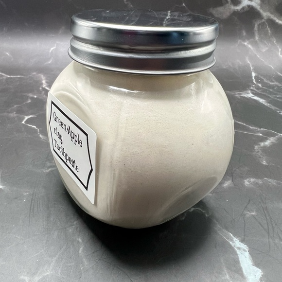 Green Apple Clay Toothpaste  flavor request available - Picture 7 of 8